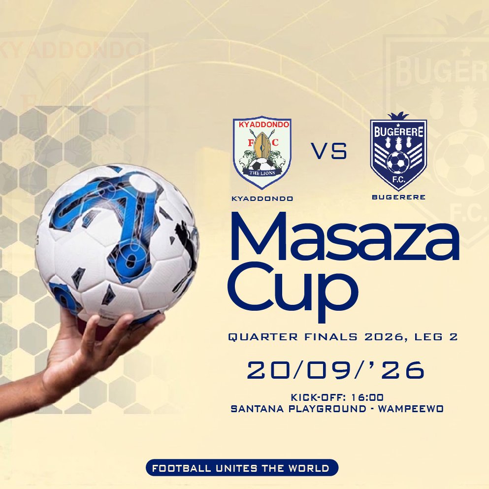 Kyaddondo vs Bugerere, Masaza Cup Quarter Finals 2026